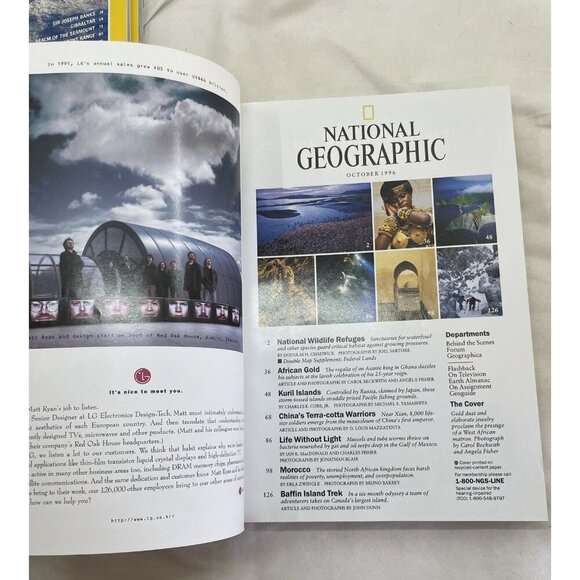 Vintage Nat Geo Lot Jul–Dec 1996 Slipcover Set | Wildlife, Illustrated - Picture 14 of 16